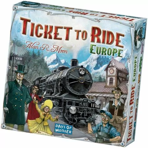 Belegering Gemarkeerd koppel Ticket to Ride Europe game