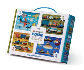 Four Vehicles puzzles Crocodile Creek